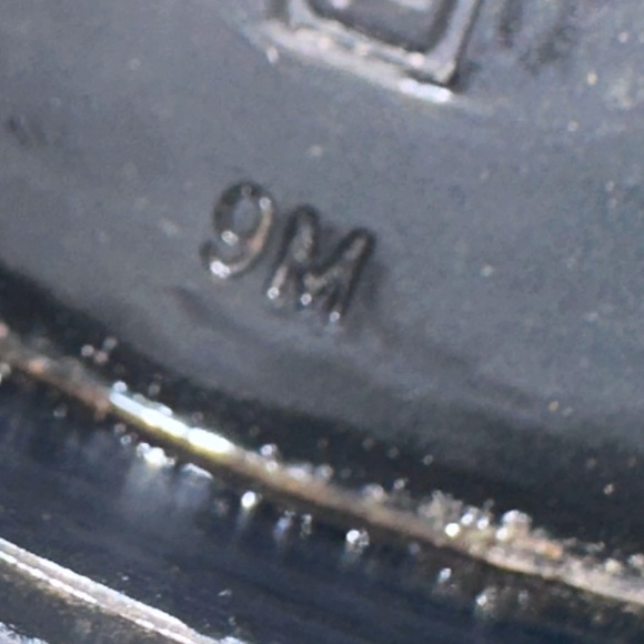 Tommy Hilfiger Black Leather Riding Boots, Gold Accents, Size 9M, Elegant Style - Picture 16 of 16